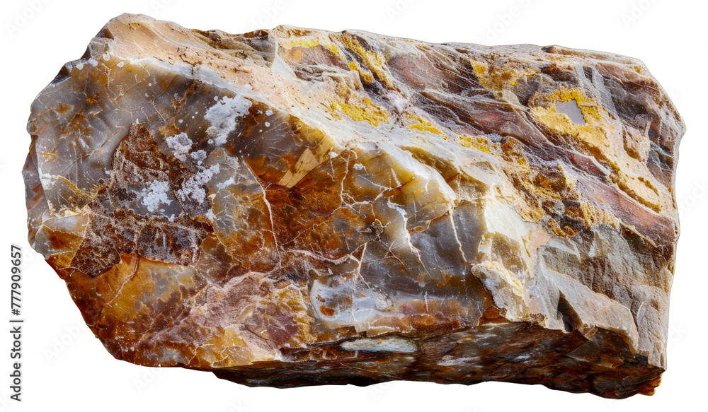 A large rock with a yellowish brown color, cut out - stock png. A large rock with a yellowish brown color, cut out - stock png.