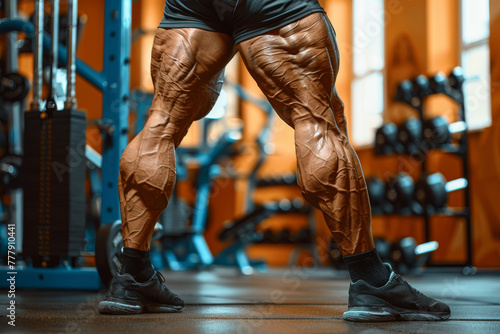 Man Posing for Picture in Gym