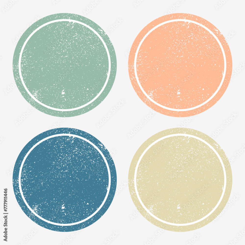 collection of empty round shape element design collection of empty round shape element design