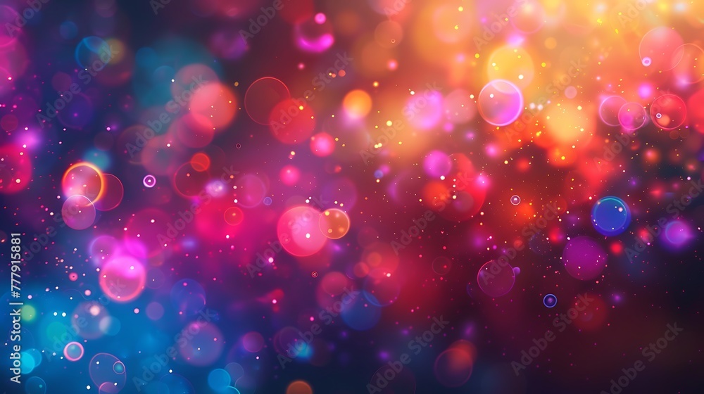 Abstract Blurred Colorful Background