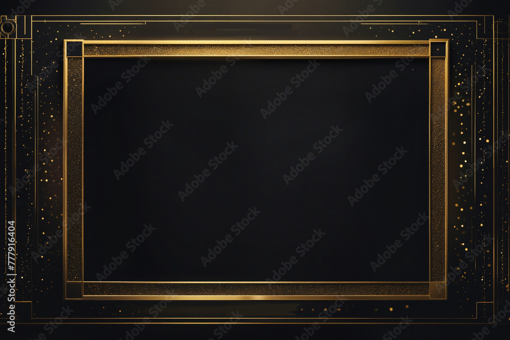 Luxury Black Gold Poster Template Luxury Black Gold Poster Template