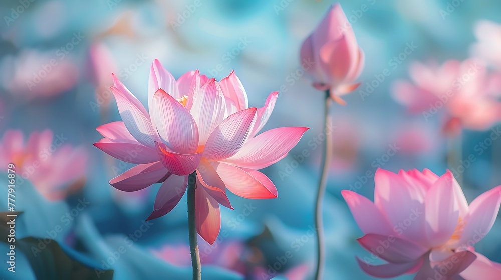 abstract of lotus for conceptual purposePlant abstract of lotus for conceptual purposePlant