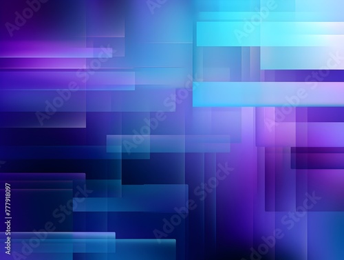 Digital Abstract Backdrop with Vibrant Gradient Blocks and Glitch Art Effects © yelosole