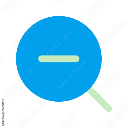 zoom out duo tone icon