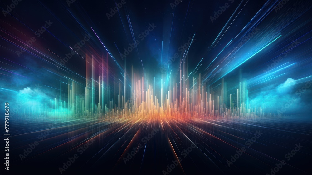 Digital Aurora, Witnessing Abstract Phenomena in the Technological Sky