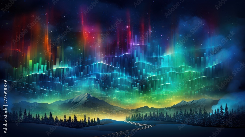 Digital Aurora, Witnessing Abstract Phenomena in the Technological Sky Digital Aurora, Witnessing Abstract Phenomena in the Technological Sky