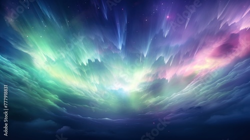 Digital Aurora  Witnessing Abstract Phenomena in the Technological Sky
