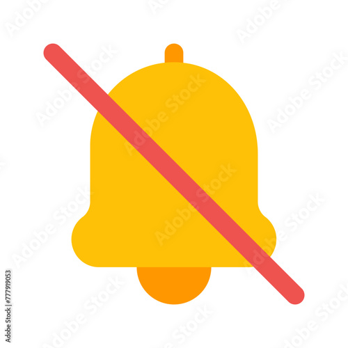 silent flat icon