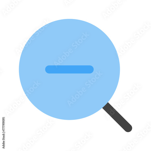 zoom out flat icon
