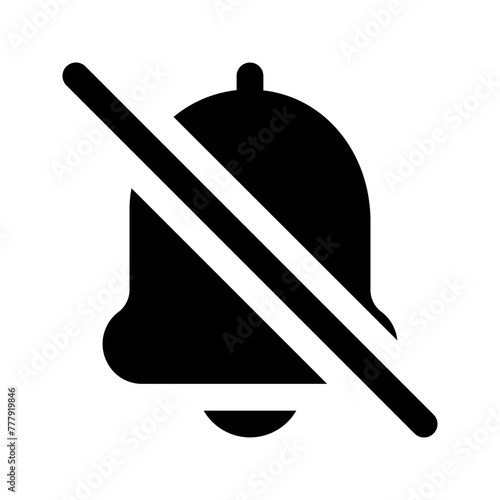 silent glyph icon