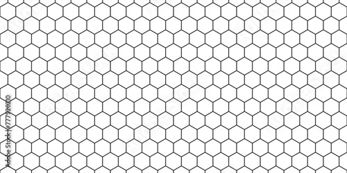 hexagon pattern. Seamless background. Abstract honeycomb background in grey color. Vector illustration
