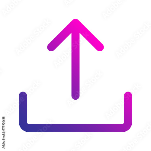 upload gradient icon