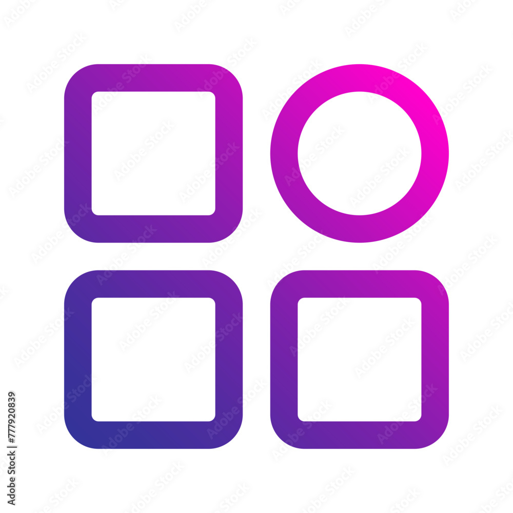 menu gradient icon menu gradient icon