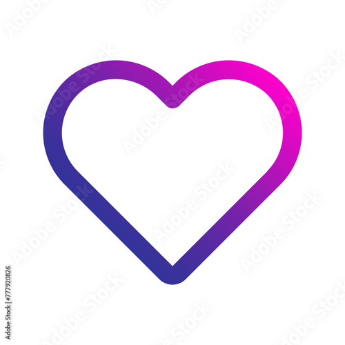 love gradient icon