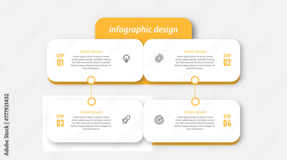 Infographic element template timeline with 4 steps, options. can be used for workflow diagram, info chart, web design. vector illustration. Infographic element template timeline with 4 steps, options. can be used for workflow diagram, info chart, web design. vector illustration.