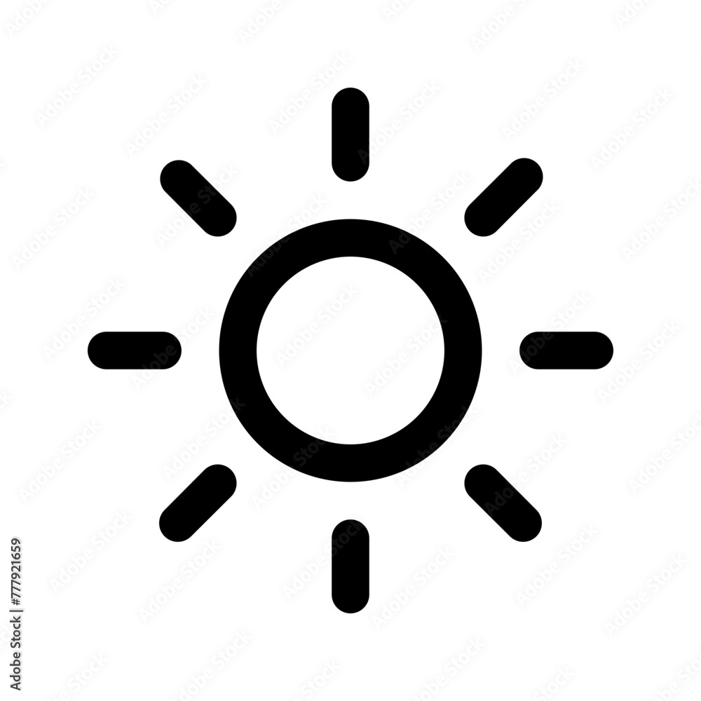 brightness line icon brightness line icon