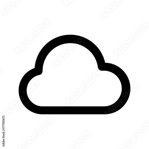 cloud line icon