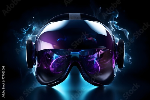 Immersive Virtual Realm A Futuristic VR Headset Unveils the Metaverse s Boundless Possibilities