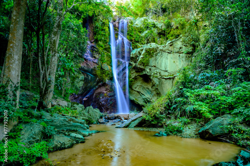 Mork Fah Waterfall in Doi Suthep Pui National Park