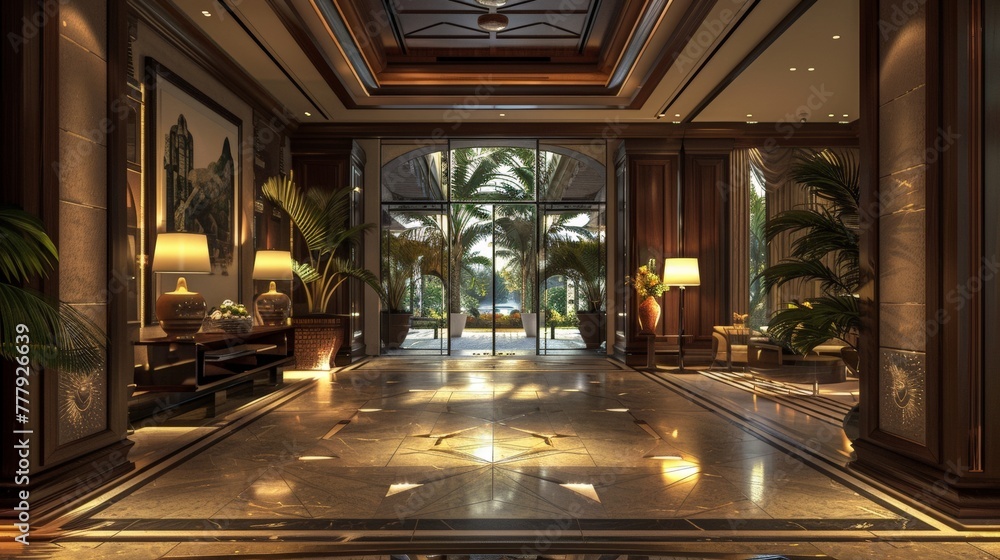 Step into a wonderful modern interior, where sleek design meets timeless elegance
