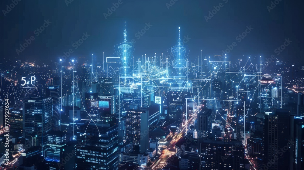 Smart city and communication network concept. . IoT (Internet of Things). Telecommunication. Smart city and communication network concept. . IoT (Internet of Things). Telecommunication.