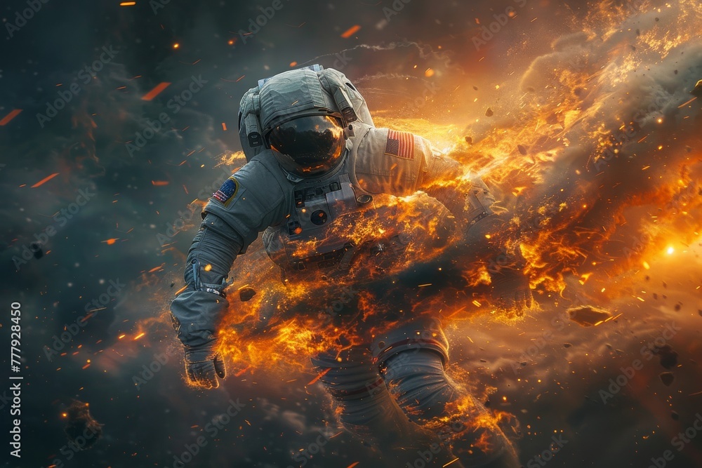 Astronauts explore the surface of stars and the breathtaking phenomenon of a planetary aurora. Astronauts explore the surface of stars and the breathtaking phenomenon of a planetary aurora.