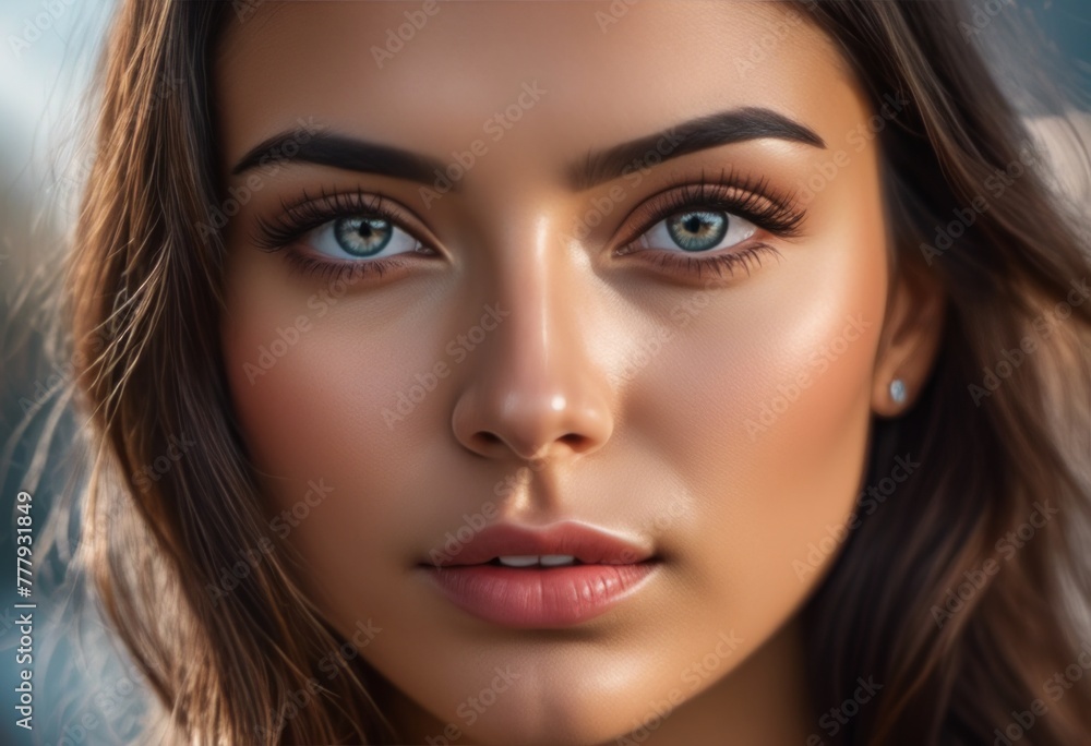 A Portrait Of Breathtakingly Gorgeous, Exotic, Beautiful Woman.
A Portrait Of Breathtakingly Gorgeous, Exotic, Beautiful Woman.