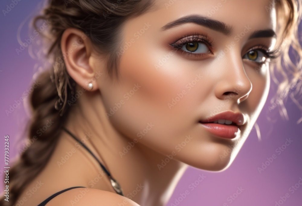 A Portrait Of Breathtakingly Gorgeous, Exotic, Beautiful Woman.
A Portrait Of Breathtakingly Gorgeous, Exotic, Beautiful Woman.