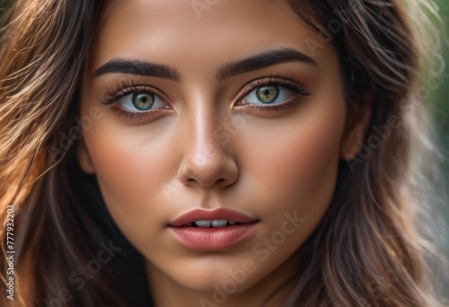 Wallpaper Mural A Portrait Of Breathtakingly Gorgeous, Exotic, Beautiful Woman.
 Torontodigital.ca