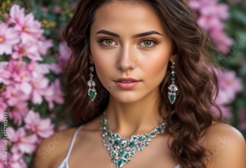 A Portrait Of Breathtakingly Gorgeous, Exotic, Beautiful Woman.
