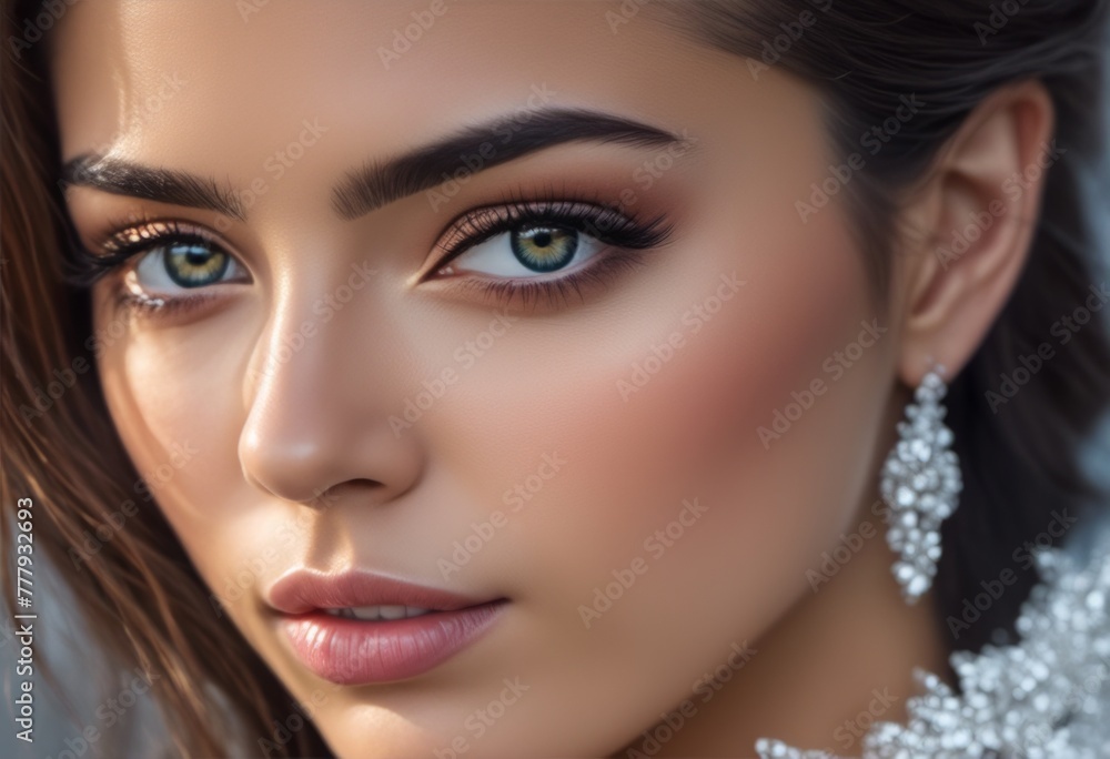 A Portrait Of Breathtakingly Gorgeous, Exotic, Beautiful Woman.
A Portrait Of Breathtakingly Gorgeous, Exotic, Beautiful Woman.