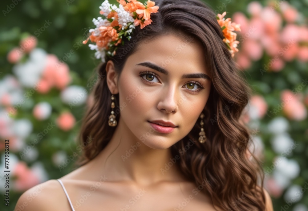 A Portrait Of Breathtakingly Gorgeous, Exotic, Beautiful Woman.
A Portrait Of Breathtakingly Gorgeous, Exotic, Beautiful Woman.