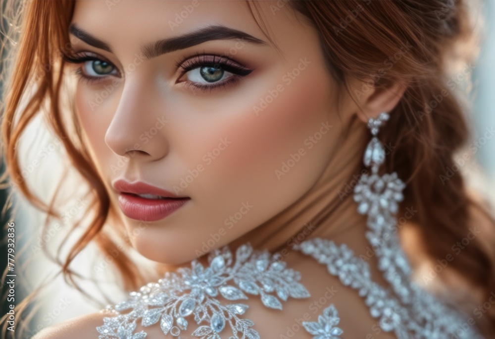 A Portrait Of Breathtakingly Gorgeous, Exotic, Beautiful Woman.
A Portrait Of Breathtakingly Gorgeous, Exotic, Beautiful Woman.
