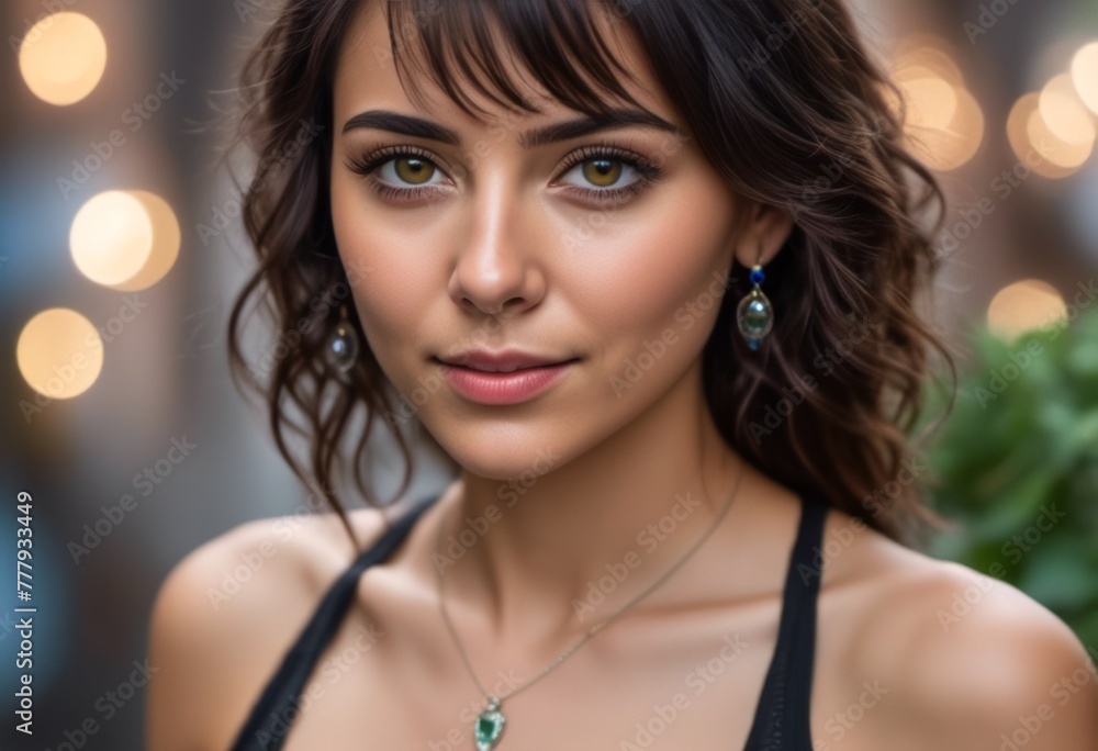 A Portrait Of Breathtakingly Gorgeous, Exotic, Beautiful Woman.
A Portrait Of Breathtakingly Gorgeous, Exotic, Beautiful Woman.