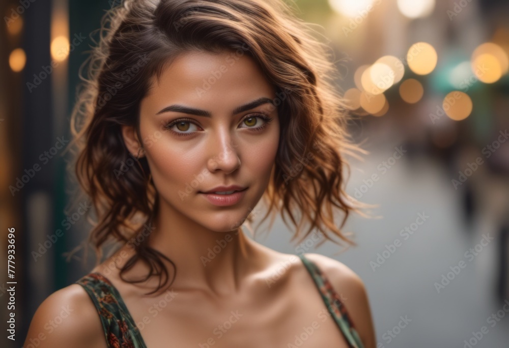 A Portrait Of Breathtakingly Gorgeous, Exotic, Beautiful Woman.
A Portrait Of Breathtakingly Gorgeous, Exotic, Beautiful Woman.