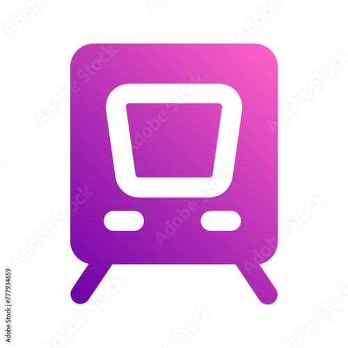 train gradient icon