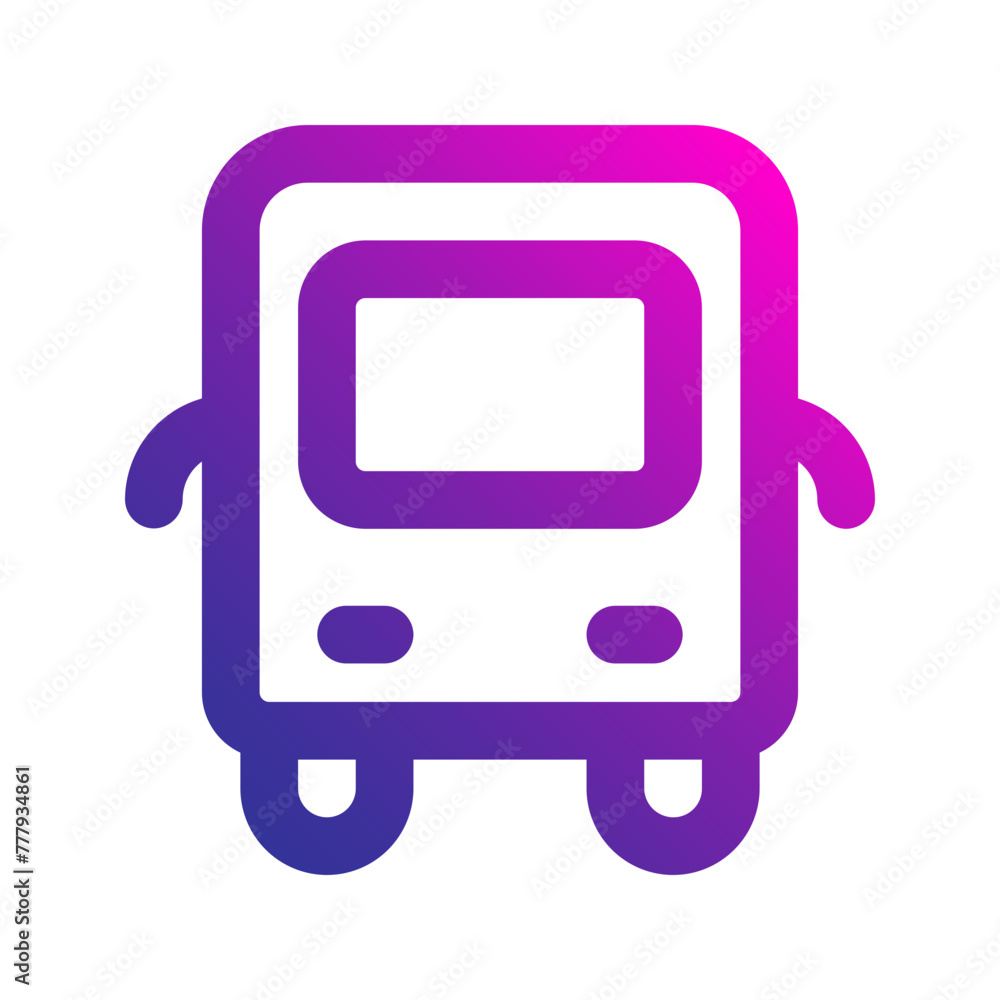 bus gradient icon
