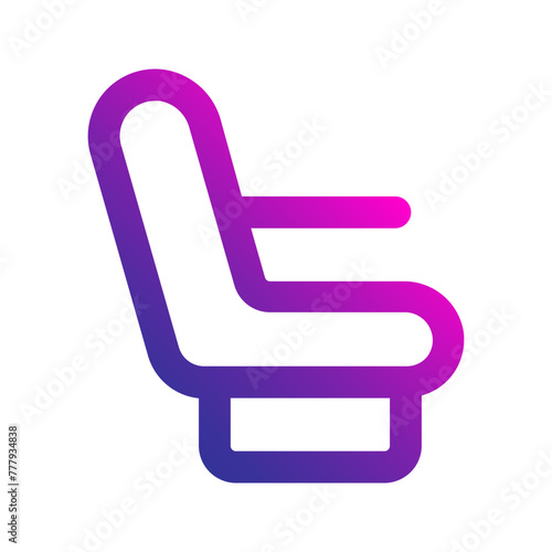 seat gradient icon © dwi