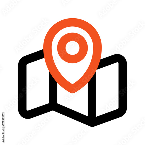 map outline color icon