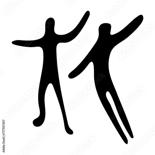 Human Hand Drawn Abstract