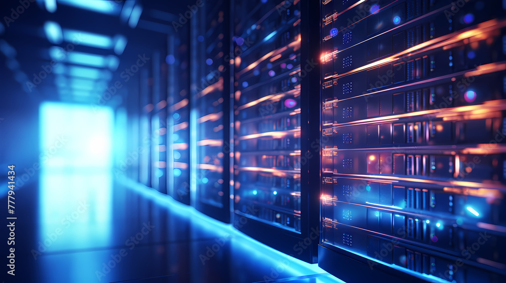Big data technology background network creative illustration Big data technology background network creative illustration