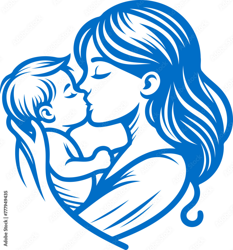 mother and baby vector mother and baby vector