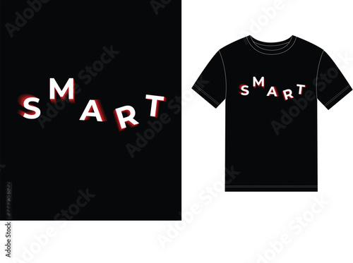 t shirt design, t shirt print, smart text illustrator.