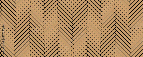 brown herringbone parquet seamless pattern