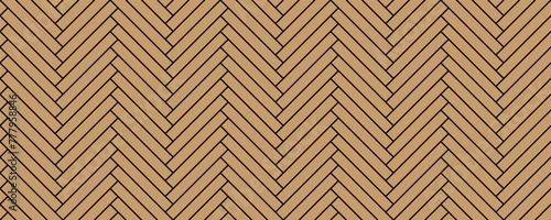 brown herringbone parquet seamless pattern