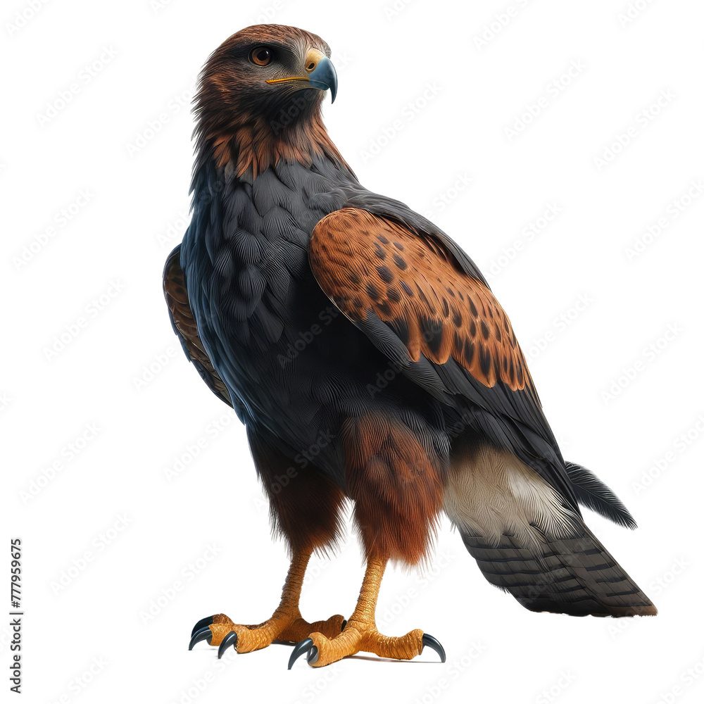 Obraz premium Isolated Wild Life on a Clear PNG Canvas, Generative AI