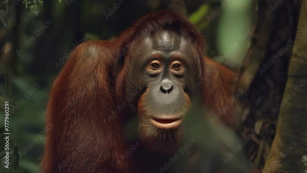 Orangutan: The Wild Primate Charm in the Tropical Forest Orangutan: The Wild Primate Charm in the Tropical Forest