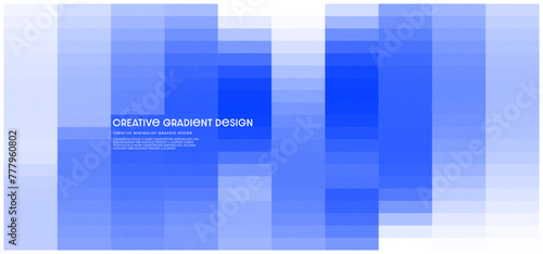 Pantone blue gradient pixel mosaic pattern background. Pastel Color graphic design for banners, wallpaper, and brochures.Vector illustration.