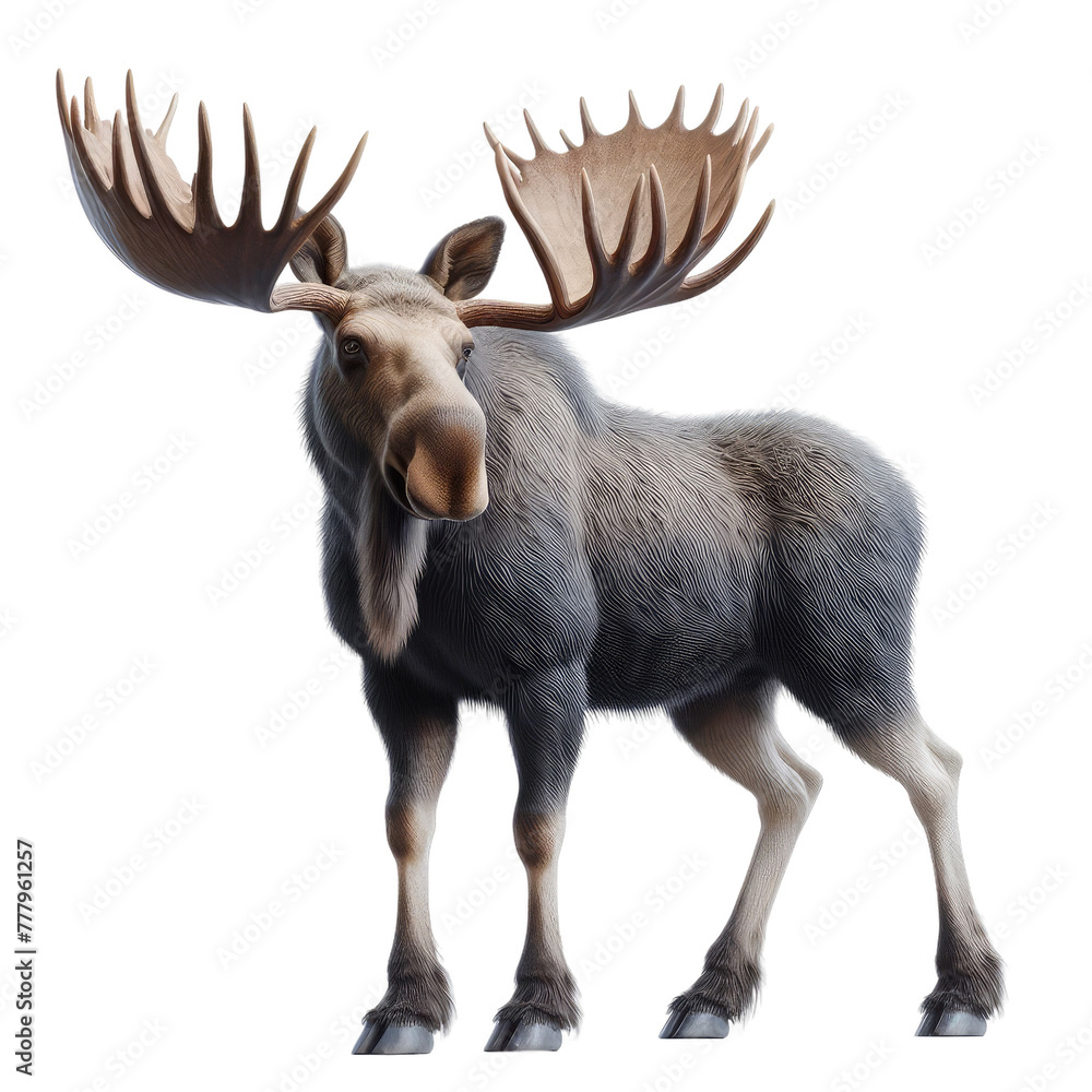 Isolated Animal on a Clear PNG Canvas, Generative AI Isolated Animal on a Clear PNG Canvas, Generative AI