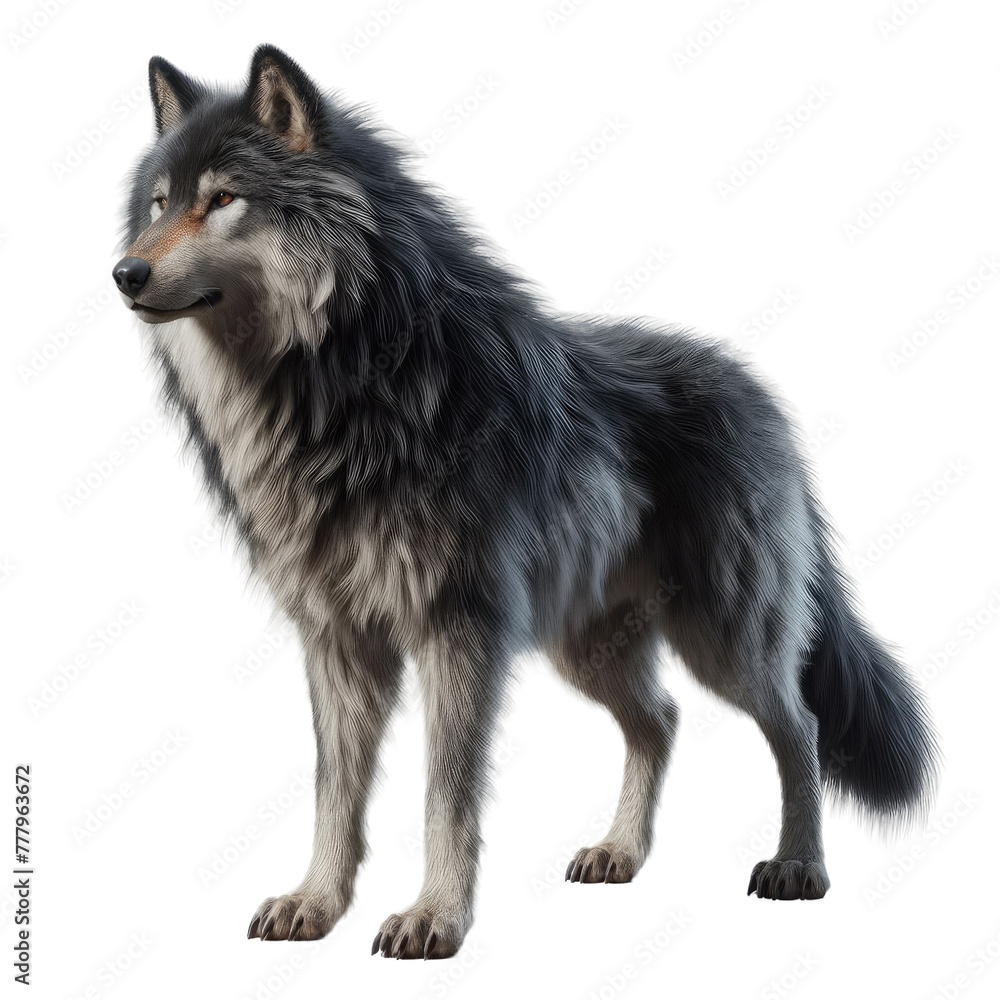 Fototapeta premium Isolated Animal on a Clear PNG Canvas, Generative AI